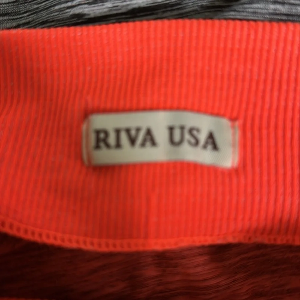 Riva USA Gray and Orange Activewear Leggings